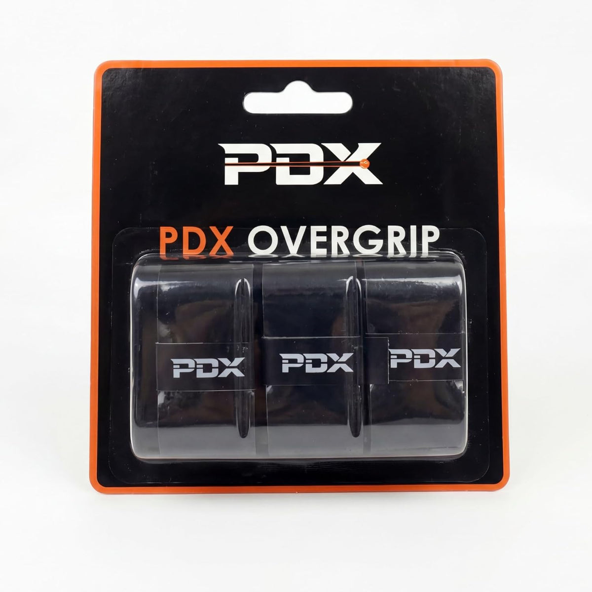 PDX Padel Overgrips – 3 Pack Black | 110cm Extended Length | Medium Tacky Feel | Moisture-Wicking | For Padel, Tennis, Squash & Badminton Racquets