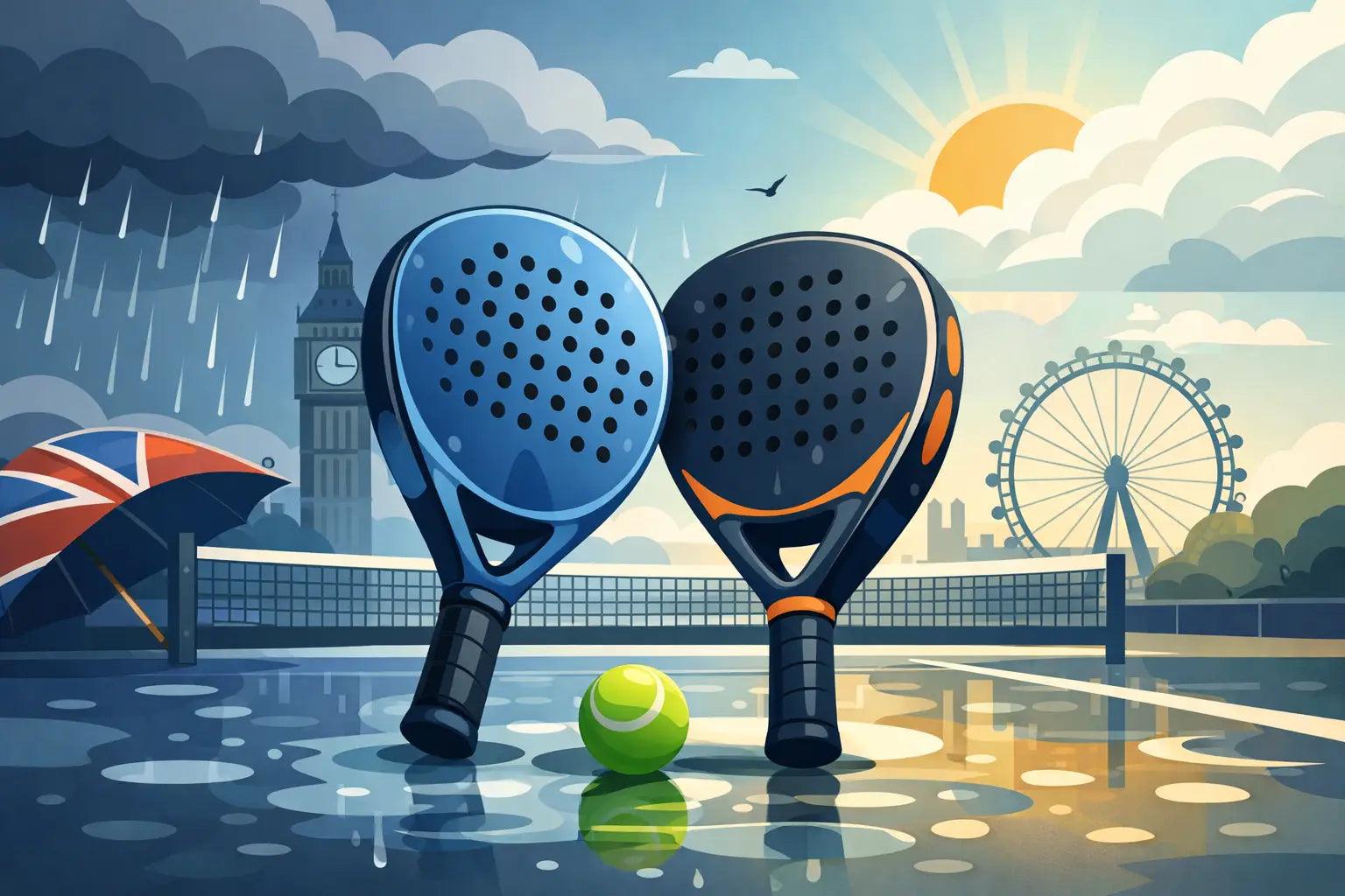 Best Padel Rackets for British Weather