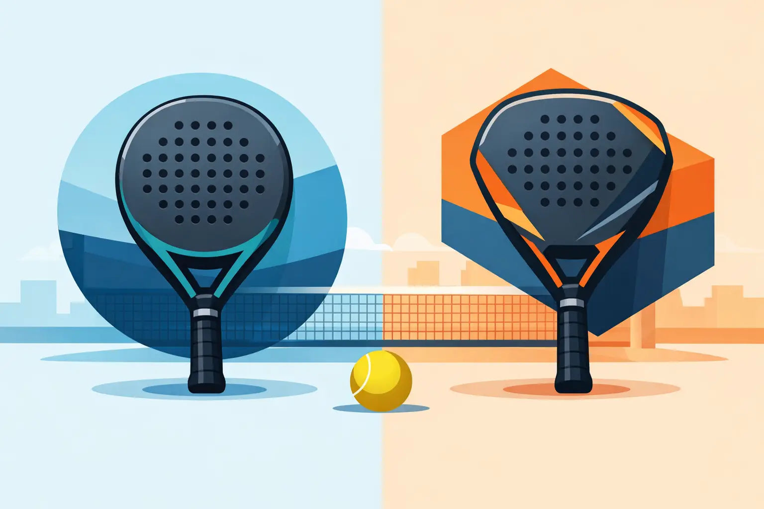 Round or Diamond Padel Racket?