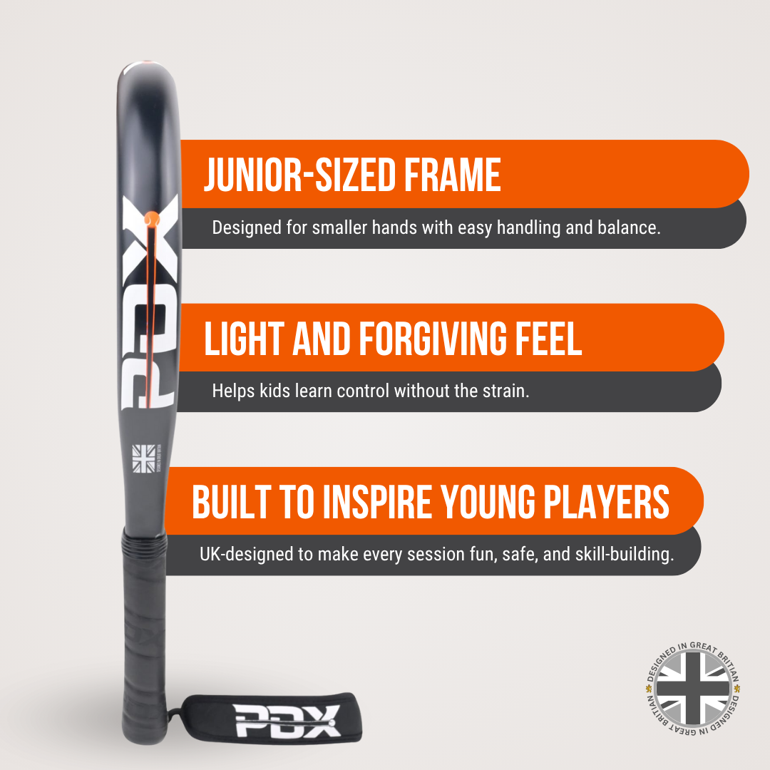 Beginner padel racket for kids PDX Cub UK