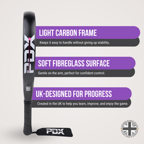 Buy PDX Aurora padel racket bundle UK
