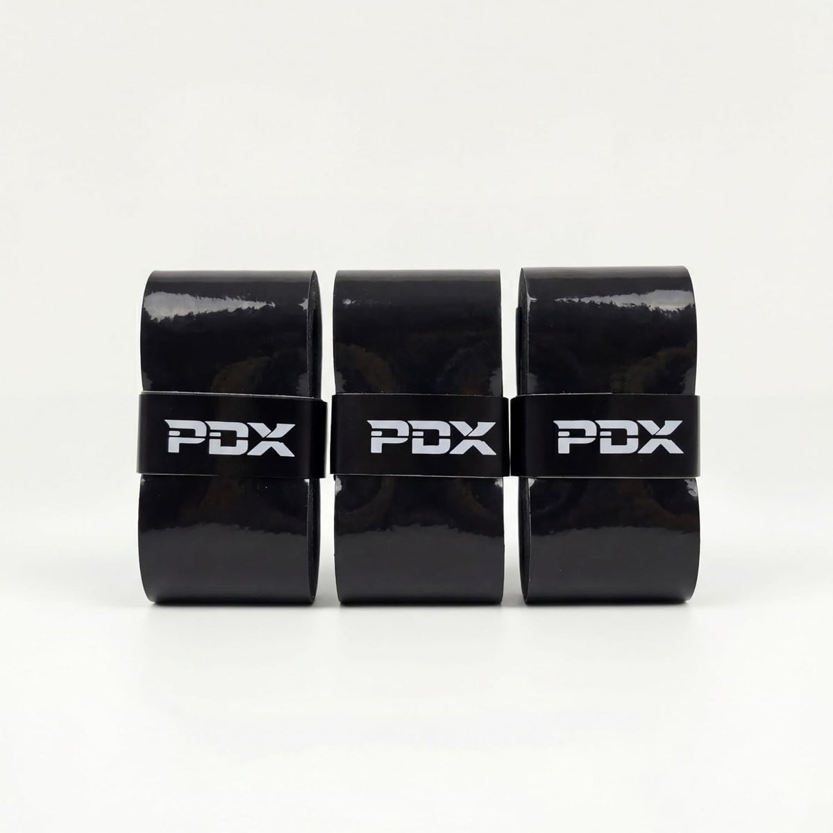 PDX Padel Overgrips – 3 Pack Black | 110cm Extended Length | Medium Tacky Feel | Moisture-Wicking | For Padel, Tennis, Squash & Badminton Racquets