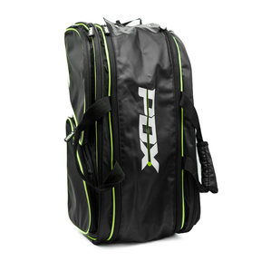 PDX Rayo padel rackets UK bundle with green trim bag