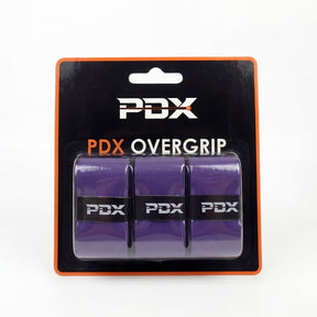 PDX Padel Overgrips – 3 Pack Purple | 110cm Extended Length | Medium Tacky Feel | Moisture-Wicking | For Padel, Tennis, Squash & Badminton Racquets
