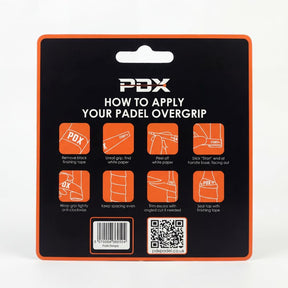 PDX Padel Overgrips – 3 Pack Purple | 110cm Extended Length | Medium Tacky Feel | Moisture-Wicking | For Padel, Tennis, Squash & Badminton Racquets