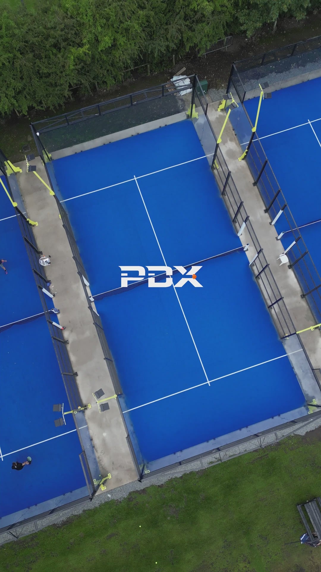 PDX Rayo Beginner Padel Racket | 30% Carbon 70% Fibreglass | 355g Round | Control