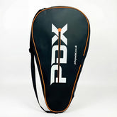 PDX Padel Racket Bag – Premium Vegan Leather | Black | Includes Racquet Cover | Adjustable Shoulder Strap | Unisex Lightweight Padel Bag